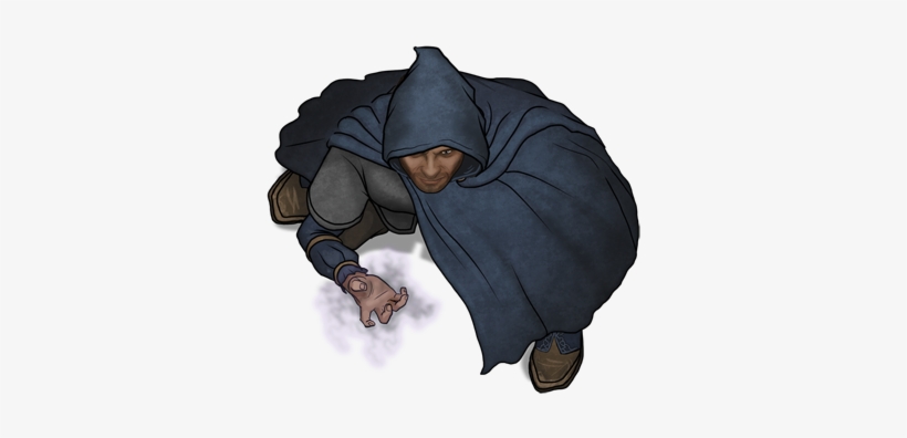 Shadow Sorcerer - Dnd Sorcerer Token, transparent png #3337889