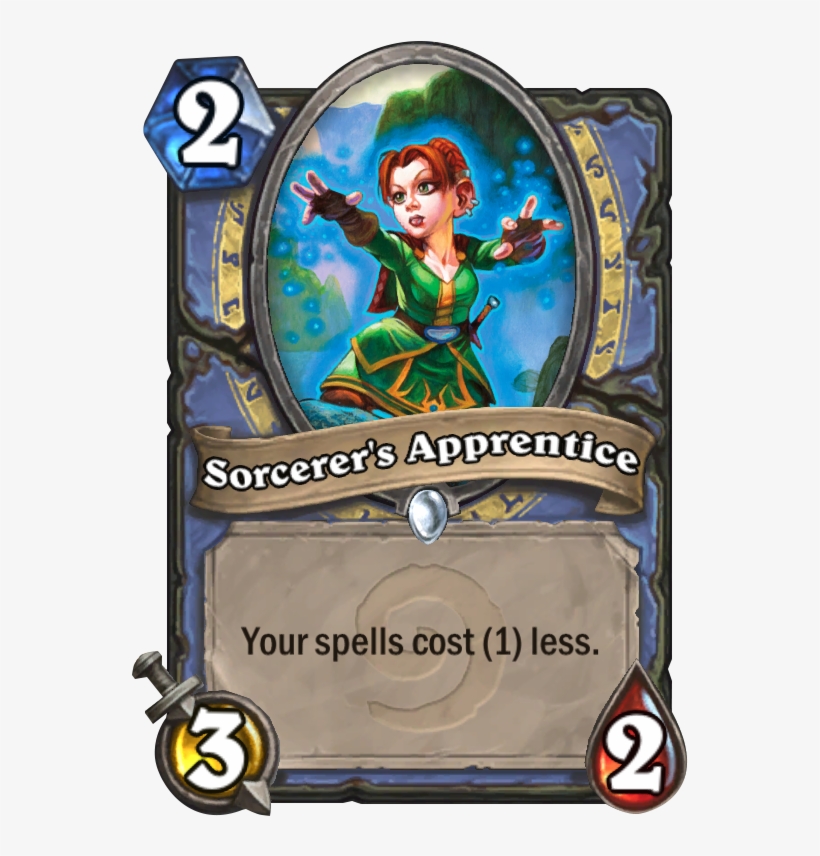 Sorcerer's Apprentice - Fallen Hero Hearthstone, transparent png #3338215