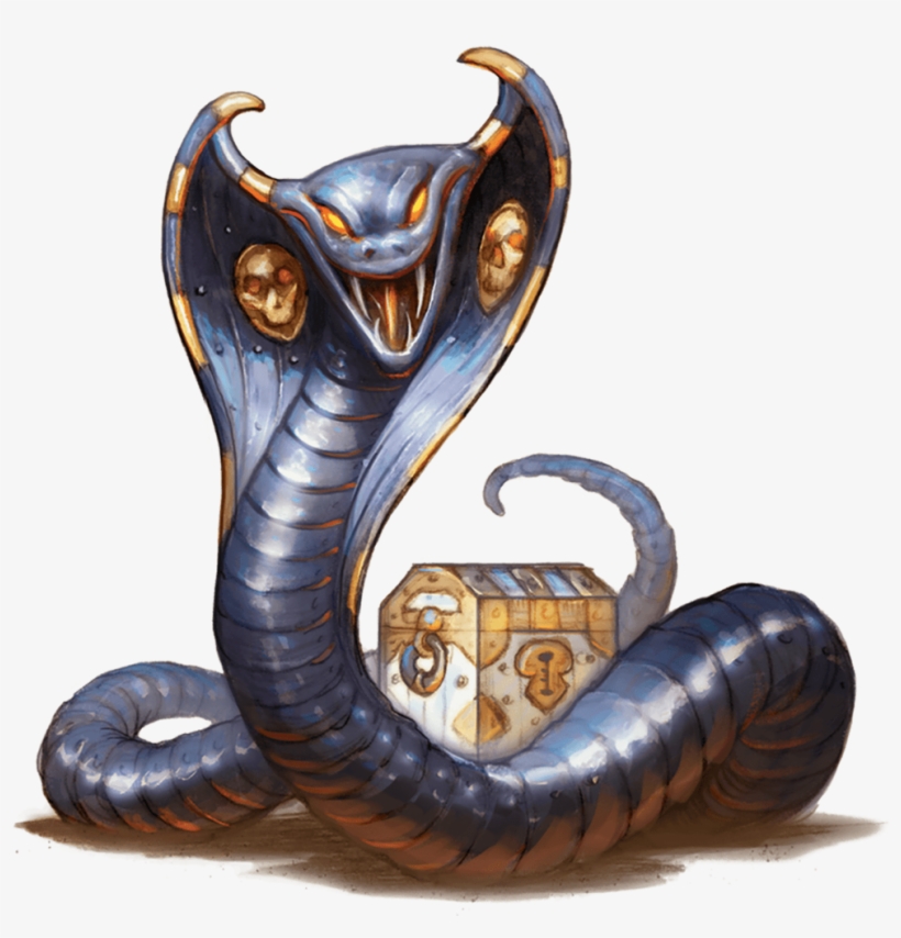 Giant Iron Cobra - Mordenkainen's Tome Of Foes Pdf 5e, transparent png #3338413