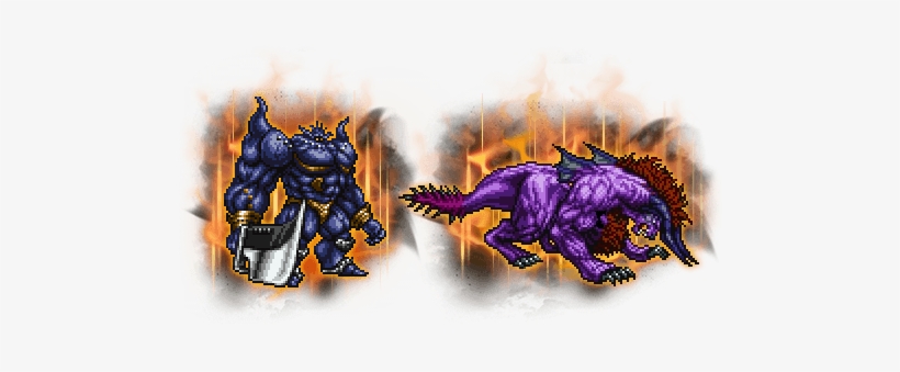 Ffrk Ultimate Iron Giant & Behemoth Ffviii - Ffviii Behemoth, transparent png #3338472