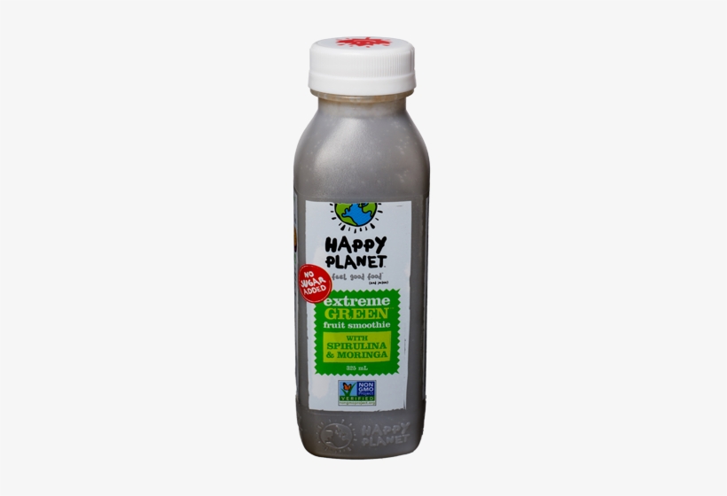 Happy Planet Extreme Green Smoothie - Happy Planet Organic Health Fruit Juice, transparent png #3338603