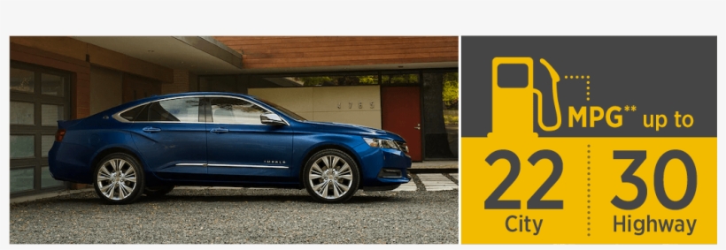 2018 Chevrolet Impala Msrp & Estimated Fuel Mileage - Chevrolet Impala, transparent png #3339029