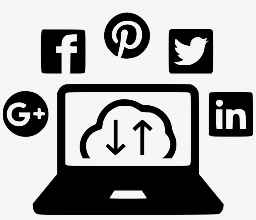 Social Media Cloud - Social Media Marketing Icon Png, transparent png #3339098