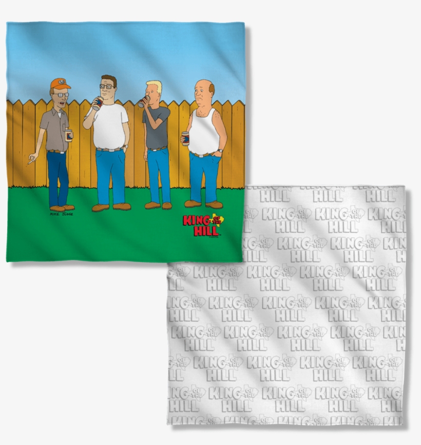 King Of The Hill By The Fence Bandana - King Of The Hill/by The Fence Pillowcase, White, Size, transparent png #3339423