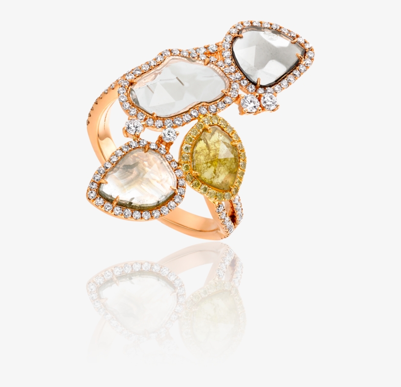 Stepping Stones Ring - Diamond, transparent png #3340726