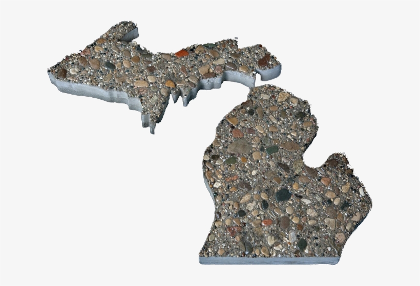 Michigan Concrete Aggregate Formed Into Stepping Stones - Tree, transparent png #3340892