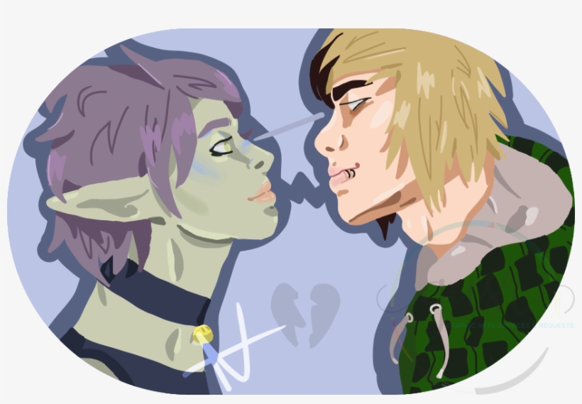 Stock Romantic Couple By Lienskullova-d7b607l - Art, transparent png #3341235