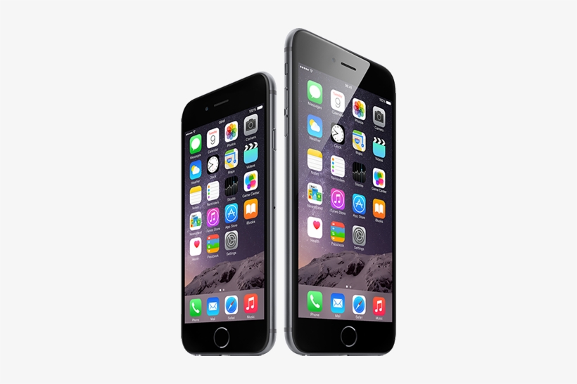 Apple Iphone 6 Group Shot - Apple Iphone 6 Plus - Space Grey, transparent png #3341634