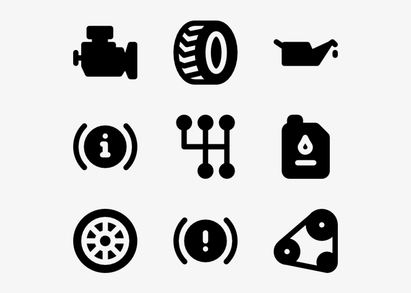 Car Parts - Web Security Icons, transparent png #3342296