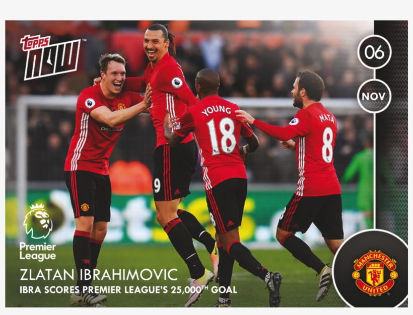 Pl Topps Now Card - Manchester United, transparent png #3342425