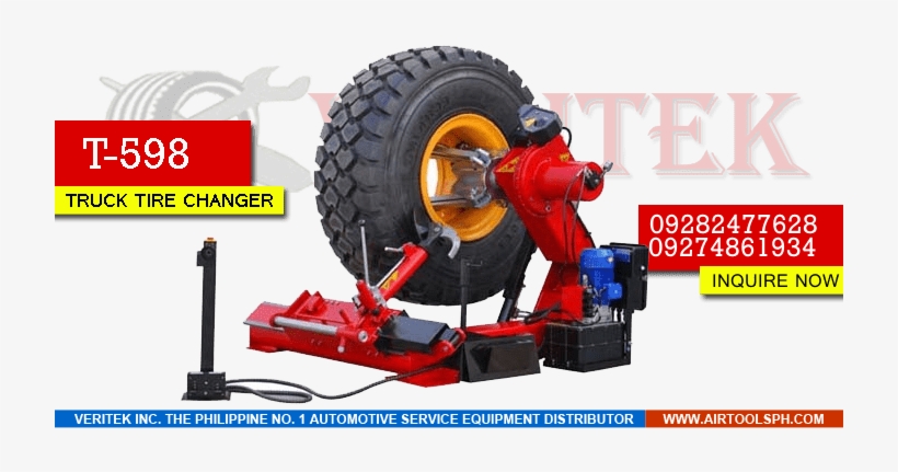 Veritek T598 -truck Tire Changer - Tire Changer For Sale In Philippines, transparent png #3343254