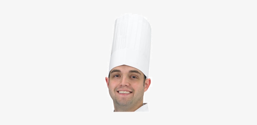 Chef Hat, Disposable, White, Chef Revival Dch100 - Gentleman, transparent png #3343413
