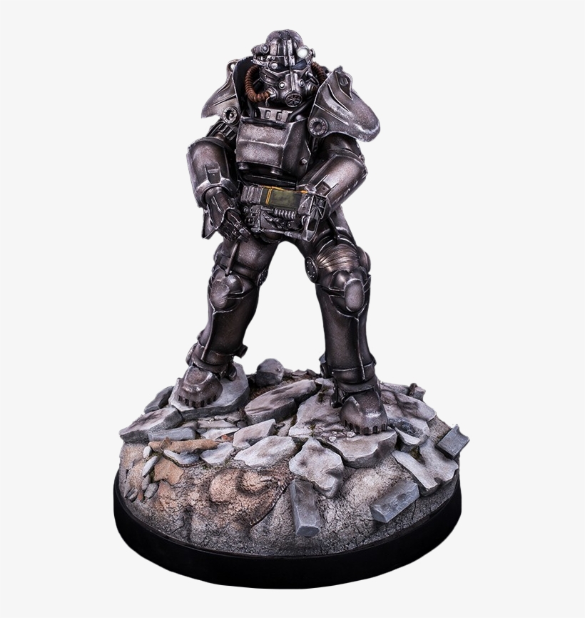 T-45 Power Armor 22” Statue Main Image - Fallout 4 T-45 Power Armor 1:4 Scale Statue, transparent png #3343467