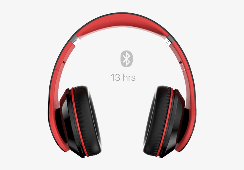 Mpow M3 - Mpow 059 Bluetooth Headphones Over Ear Red, transparent png #3344389