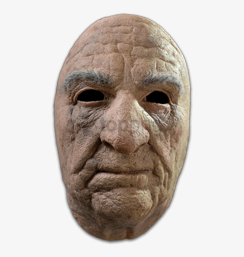 Old Man Face Mask - Old Person Face Mask, transparent png #3344962