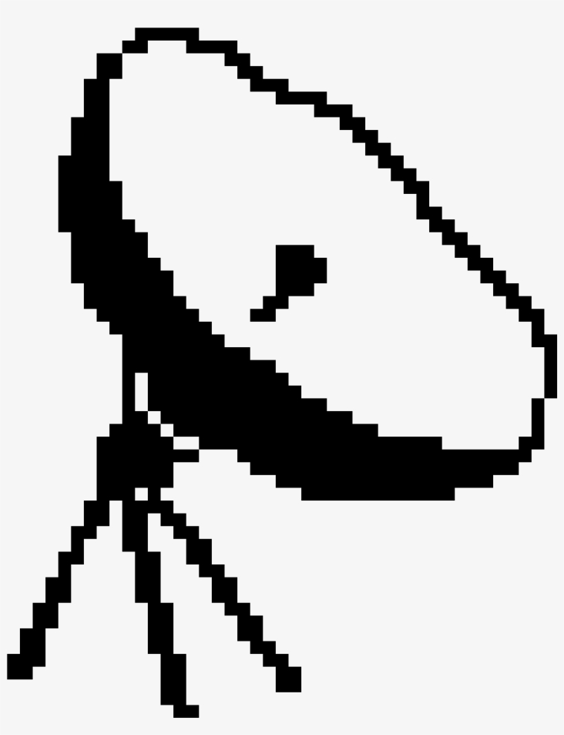 Satélite Pixel Art - Pixel Art, transparent png #3346239