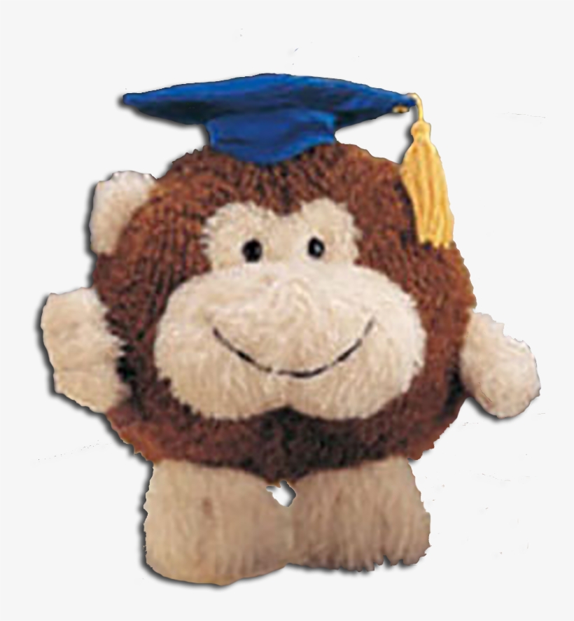 Gund Graduation Musical Plush Brown Monkey Wearing - Christmas Day, transparent png #3346518