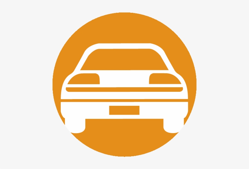Parking Icon Car - Parking Space Icon Orange, transparent png #3346867