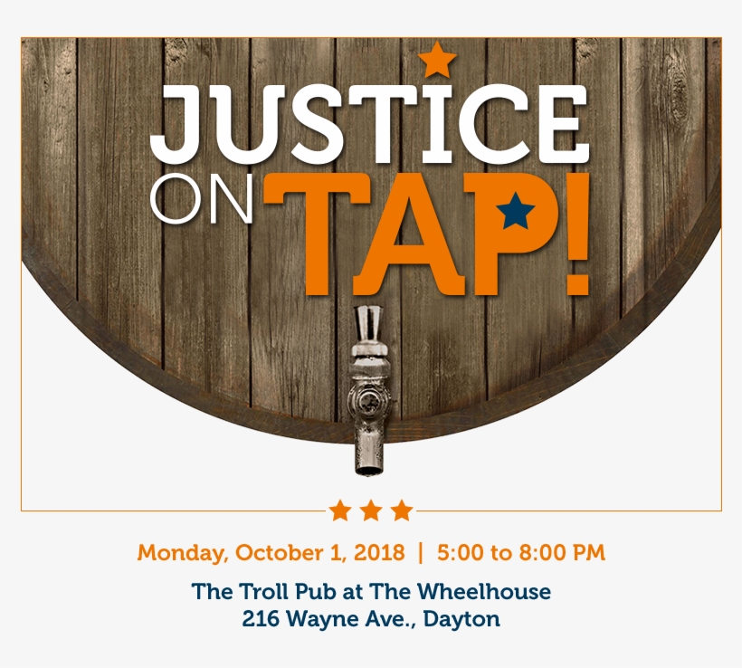 There's A New Location For Justice On Tap It's The - Poster, transparent png #3347268