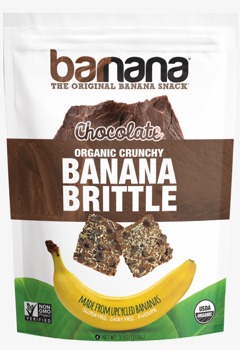 Barnana Banana Brittle Mock Up Chocolate Png - Barnana Brittle, transparent png #3347736