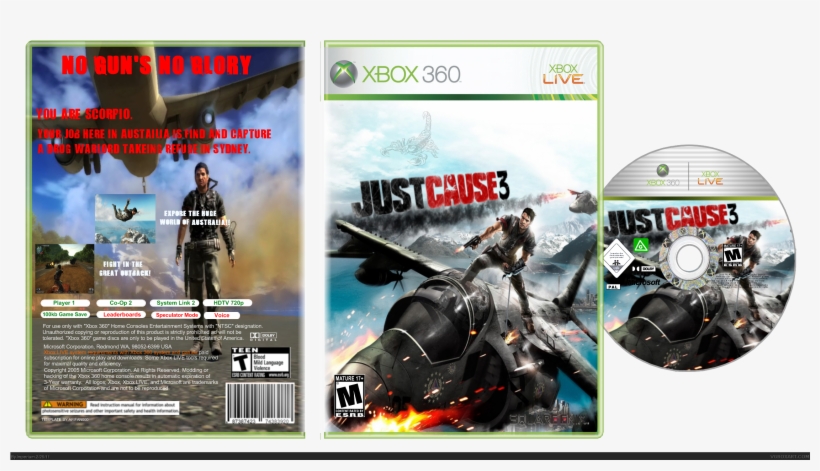 Just Cause 3 Box Cover - Huadoo V3 Ip68 Rugged Waterproof Shockproof Dustproof, transparent png #3347737