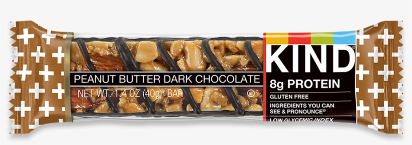 Peanut Butter Dark Chocolate - Peanut Butter Dark Chocolate Kind Bar, transparent png #3347894