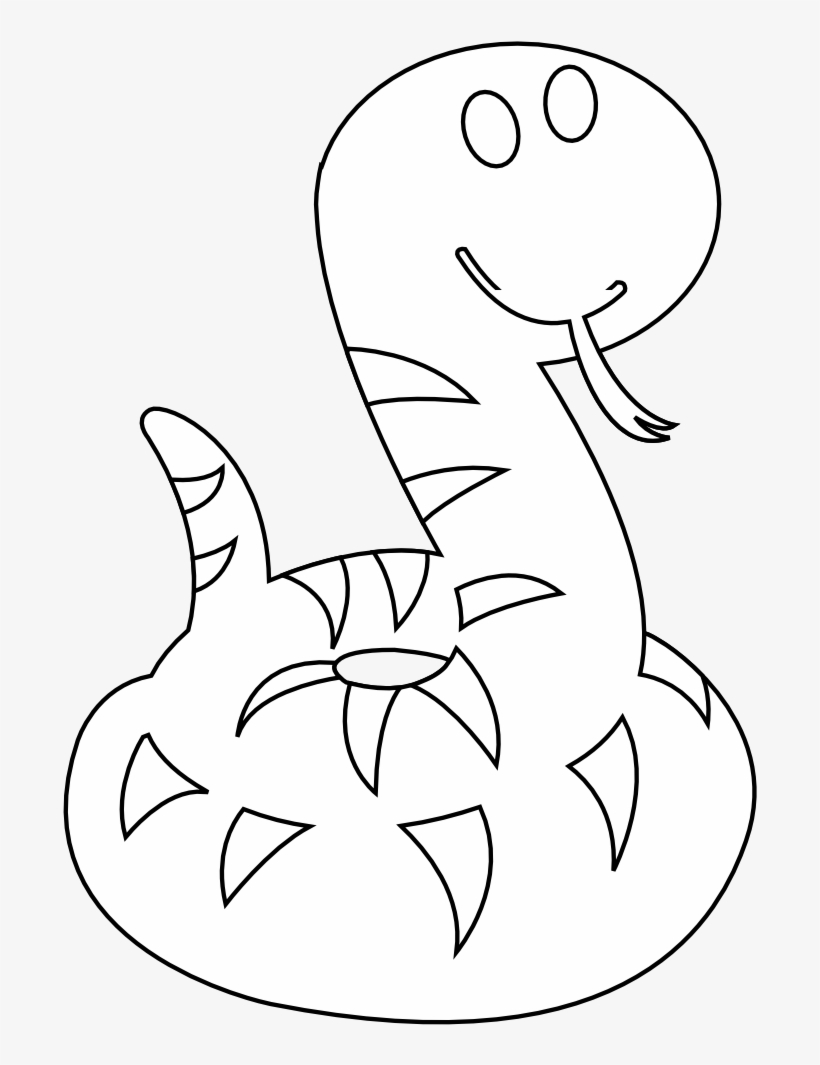 Colorful Animal Snake Black White Line Art 999px 106 Snake Black