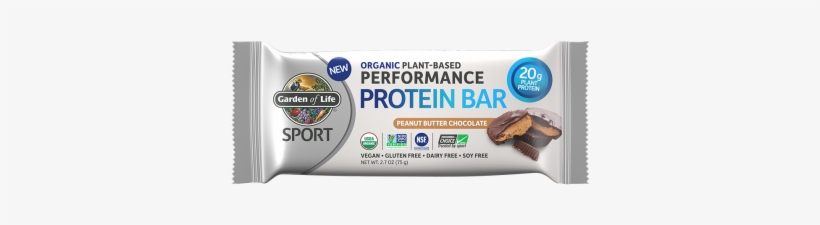Peanut Butter Chocolate - Garden Of Life Sport Protein Bars, transparent png #3347958