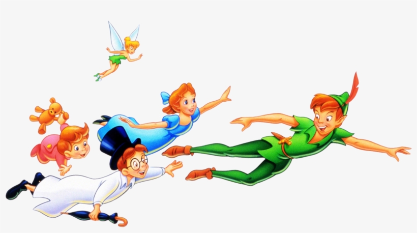 Peter, Wendy, Michael, John, And Tinkerbell - Dr John Darling Peter Pan, transparent png #3348549