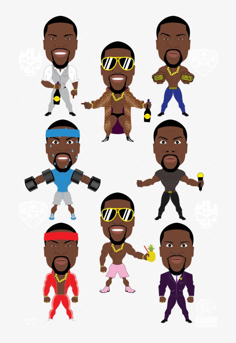 Kevin Hart Clipart - Kevin Hart As A Cartoon, transparent png #3348690