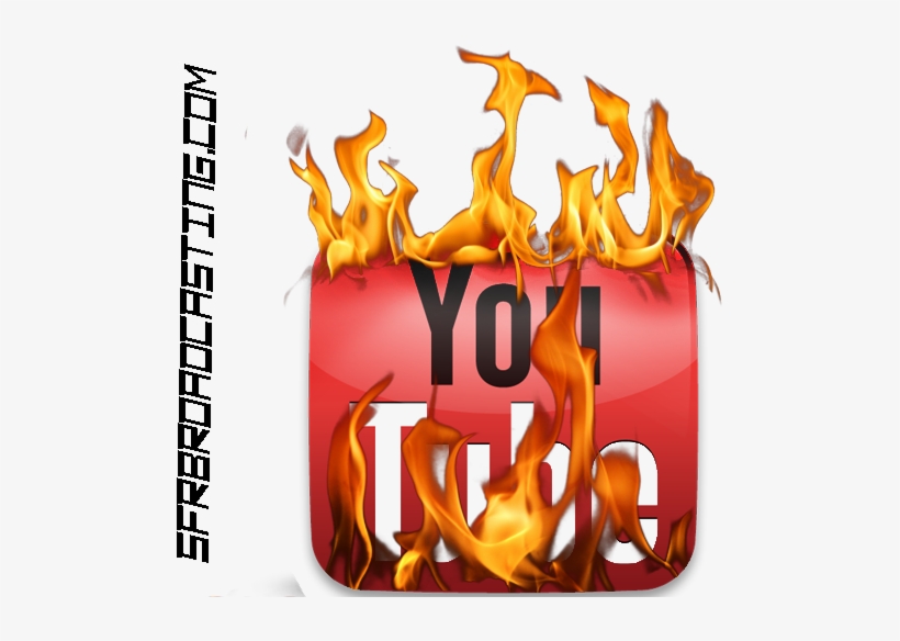 Share This Image - Youtube Logo Png Fire, transparent png #3348930
