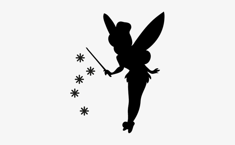 Adesivi Per Auto Fee Tinkerbell Principessa Disney - Printable Tinkerbell Pumpkin Template, transparent png #3349196