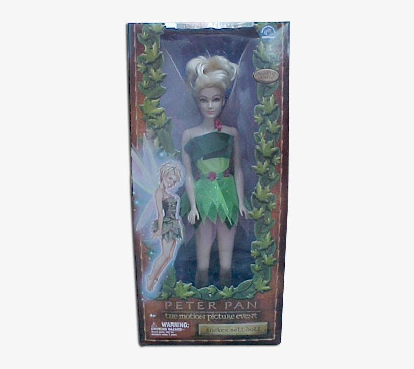 Tinkerbell Fairy Barbie Doll Applause - Peter Pan Tinkerbell Doll, transparent png #3349249