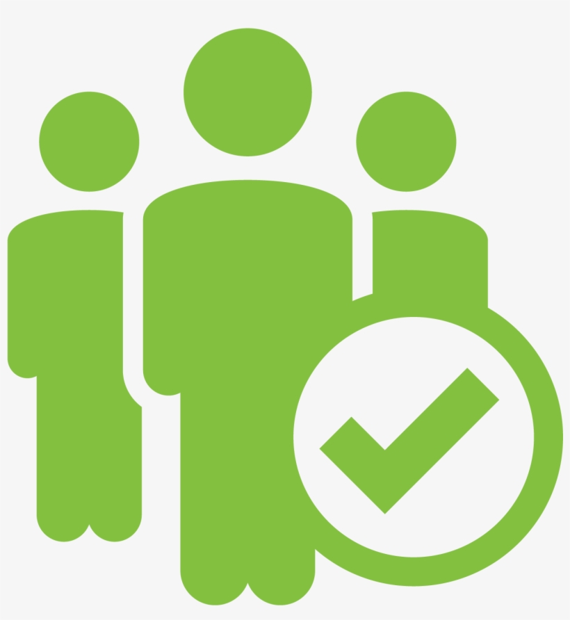 People With Check Mark Icon - Investment In People Icon, transparent png #3349431