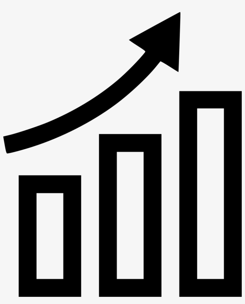 Growth Icon, - Growing Icon In White, transparent png #3350536