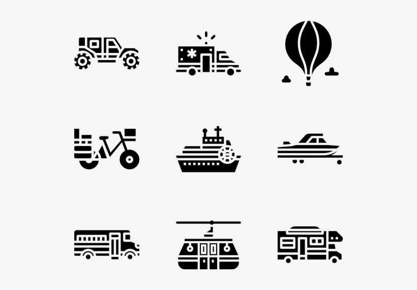Transportation 36 Icons - Icon, transparent png #3350753