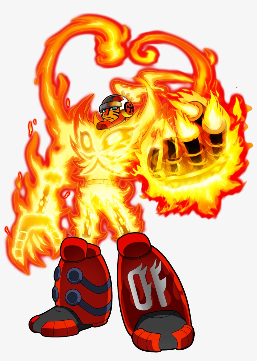 Pyrogen - Mighty No 9 Pyro, transparent png #3351328