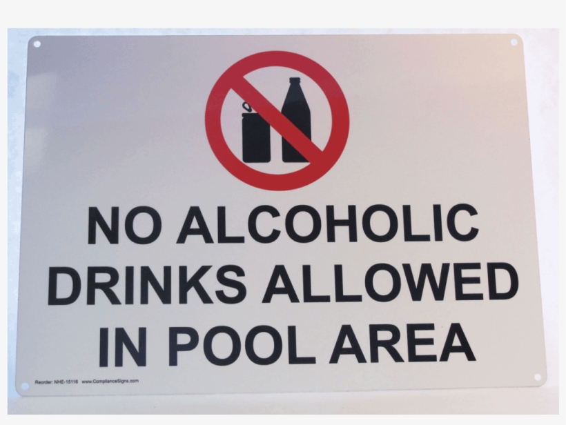 No Alcohol Sign - No Smoking In This Area, transparent png #3351524