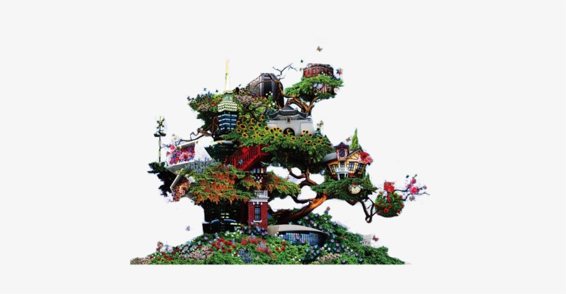 House In The Tree, - Colorado Spruce, transparent png #3351853