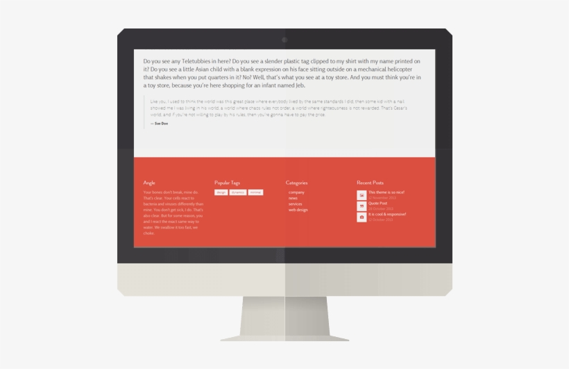 Custom Icon Imac Fullwidth Blog - Computer Monitor, transparent png #3352009