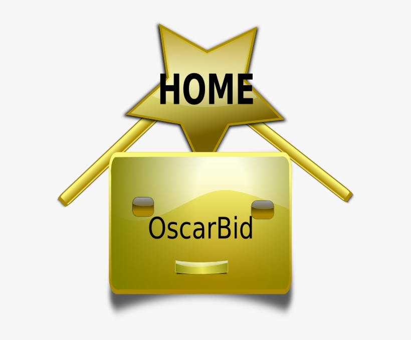 Original Png Clip Art File Oscarbid Home Button Svg, transparent png #3354263
