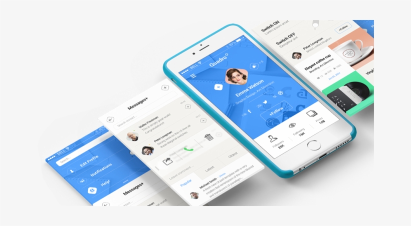 Iphone 6 3-672x372 - Mobile App Psd, transparent png #3354315