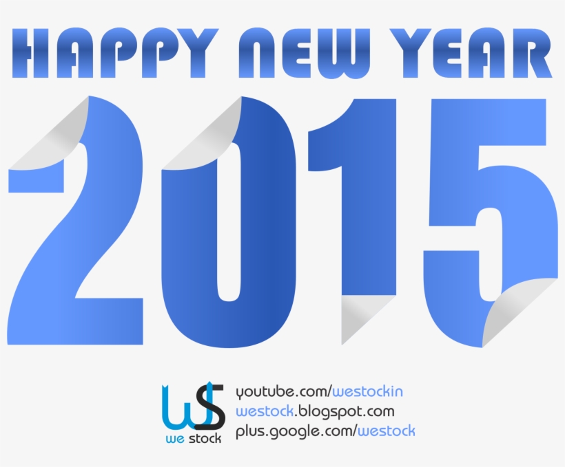 This Free Icons Png Design Of New Year 2015 Blue Colored, transparent png #3354456