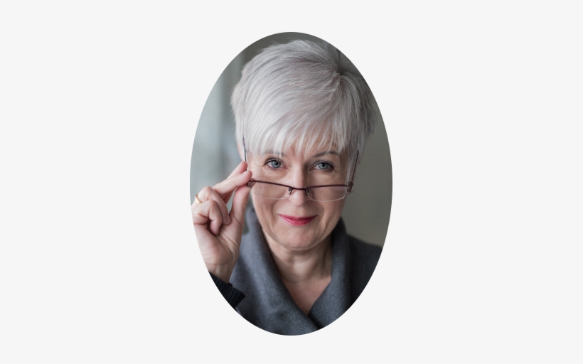 Smiling Senior Woman With Spectacles - Senior Citizen, transparent png #3355837
