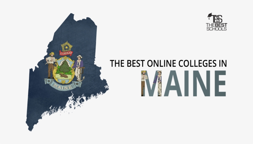 The Best Online Colleges In Maine For 2018 - (d Pin) 25mm Lapel Pin Button Badge: Maine Flag, transparent png #3355840