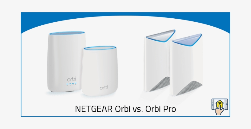 Netgear Orbi Vs - Netgear Orbi Pro - Ac3000 Tri-band Wi-fi System For, transparent png #3357837
