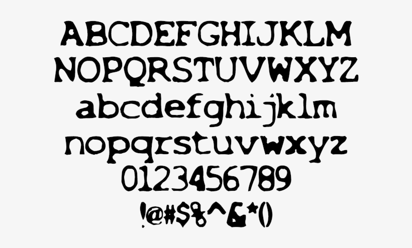 Movies And Tv X-files Example - English Towne Font, transparent png #3358380