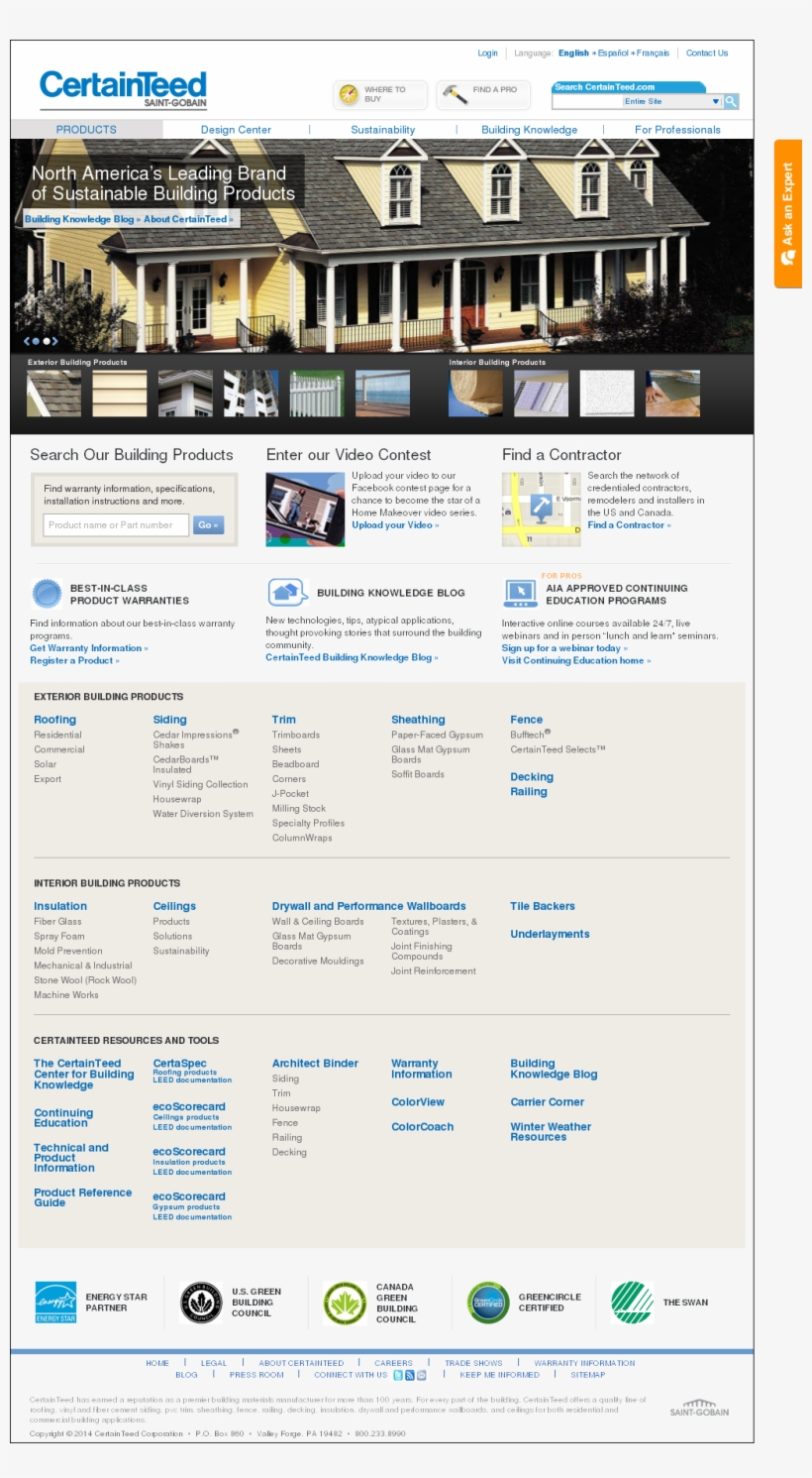 Certainteed Corporation, transparent png #3359467