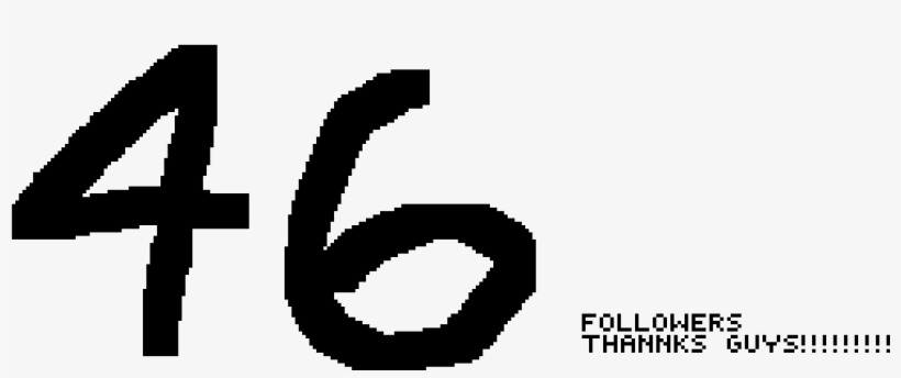 46 Followers Thx Guys 46 46 - Neff, transparent png #3360162