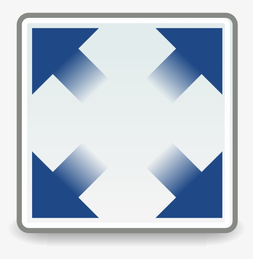 Free Vector Tango View Fullscreen - Full Screen, transparent png #3360582